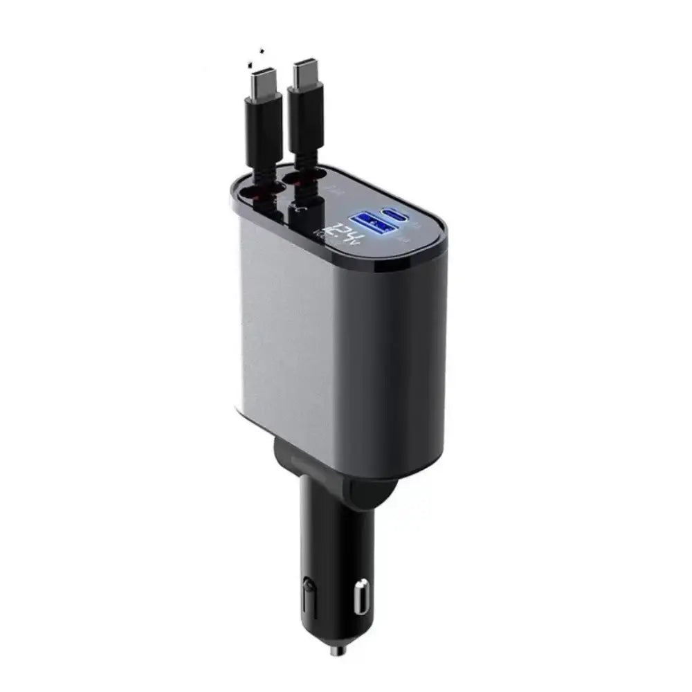 FAST 100W Car Phone Charger Lighter USB And TYPE-C Adapter